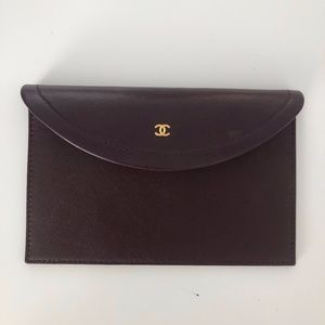 Chanel Leather Envelope Pouch